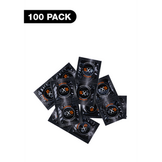 EXS Black Latex - Condoms - 100 Pieces