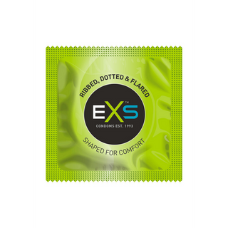 EXS Ribbed and Dotted - Condoms - 144 Pieces