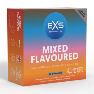 EXS Mixed Flavoured - Condoms - 48 Pieces