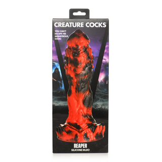 Grim Reaper - Silicone Dildo - Red/Black