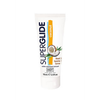 Superglide - Edible Waterbased Lubricant - Coconut - 3 fl oz / 75 ml