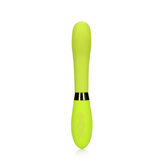 Silicone G-Spot Vibrator - Lime Passion
