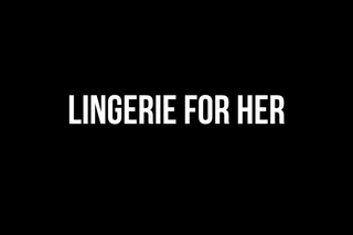 Lingerie For Her collection banner