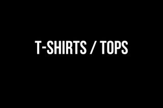 T-Shirts / Tops collection banner