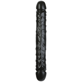 Jr. Veined Double Header - Dildo with Double Ends - 12 / 30 cm