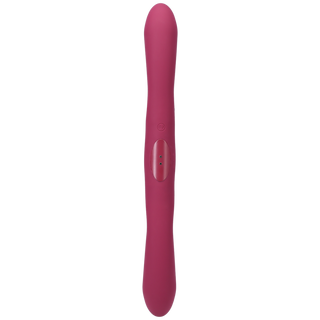 Duet - Double Ended Vibrator with Wireless Remote - Berry