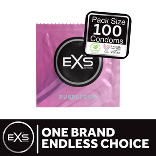 EXS Bubblegum Rap - Condoms - 100 Pieces