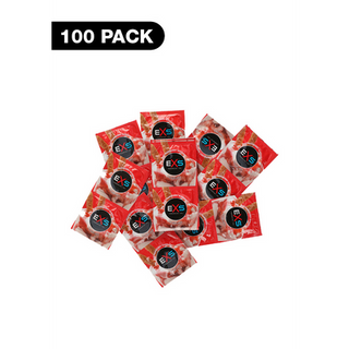 EXS Strawberry - Condoms - 100 Pieces