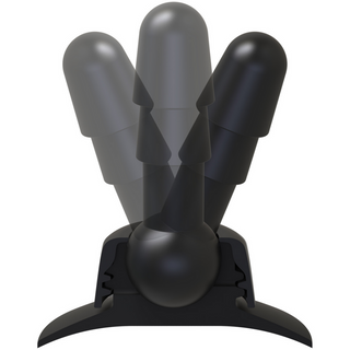 Deluxe 360 Swivel - Butt Plug with Suction Cup - 2 Pieces