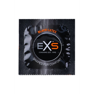 EXS Black Latex - Condoms - 12 Pieces