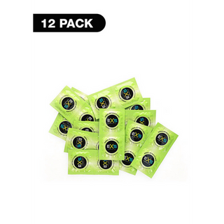 EXS 3 in 1 - Ribbed, Dotted and Flared - Condoms - 12 Pieces