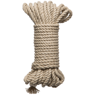 Bind and Tie - 6mm Hemp Bondage Rope - 30 ft - Natural