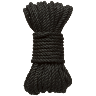 Bind and Tie - 6mm Hemp Bondage Rope - 30 ft - Black