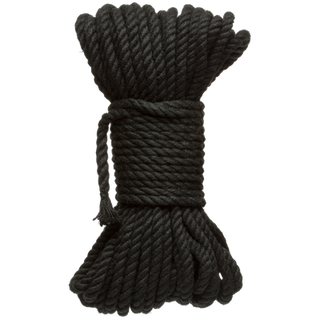 Bind and Tie - 6mm Hemp Bondage Rope - 50 ft - Black