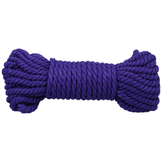 Bind and Tie - 6 mm Hemp Bondage Rope - 30 ft - Violet