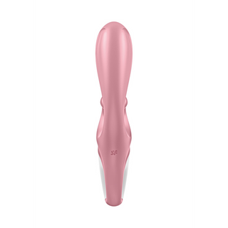 Hug Me - Rabbit Vibrator with Tongue Tip for Clitoris Stimulation - Pink