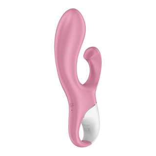 Air Pump Bunny 2 - Inflatable Rabbit Vibrator - Light Red