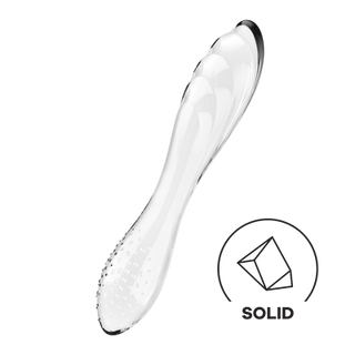 Dazzling Crystal 1 - Glass Dildo - Transparent