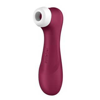 Pro 2 Generation 3 - Double Air Pulse Vibrator - Liquid Air - Wine Red