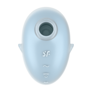 Cutie Ghost - Air Pulse Vibrator - Blue