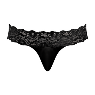 Micro Thong Pinch Back - L/XL - Black