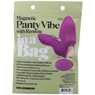 Magnetic Panty Vibe with Remote - Purple