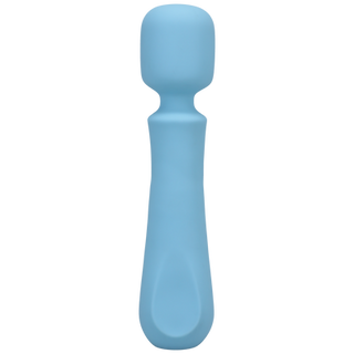 Euphoria - Rechargeable Silicone Wand Vibe - Blue