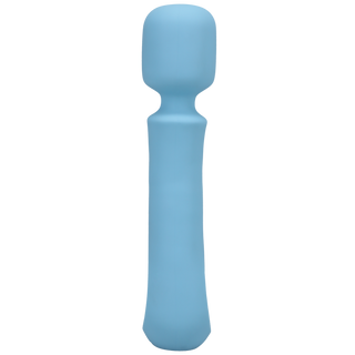 Euphoria - Rechargeable Silicone Wand Vibe - Blue