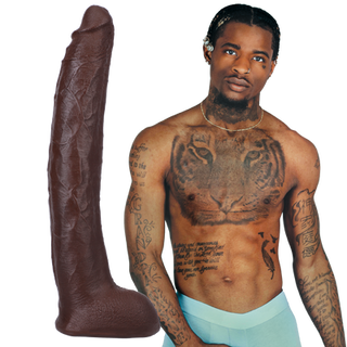 Damion Dayski - Realistic ULTRASKYN Dildo - 12 / 30 cm - Chocolate