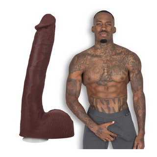 Pressure - Realistic ULTRASKYN Dildo - 10 / 25 cm - Chocolate