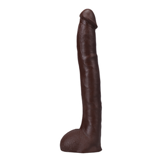 Hollywood Cash - Realistic ULTRASKYN Dildo - 11 / 29 cm - Chocolate