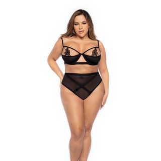 Two Piece Set - 1/2X - Black