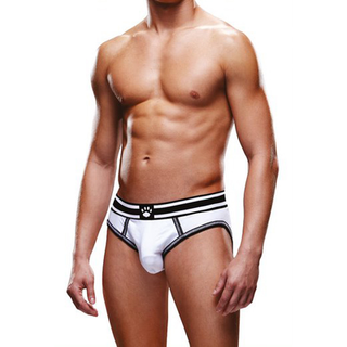 Open Brief - M - White/Black