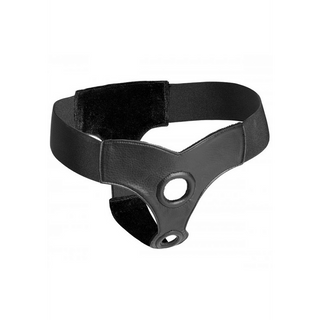 Crave - Double Penetration Imitation Leather Strap-On