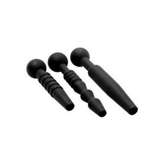 Dark Rods - 3 Piece Silicone Penis Plug Set