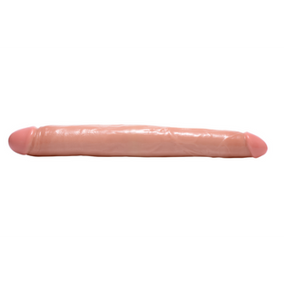 Realistic Double Dildo - 17.5 inch - Flesh