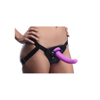 Navigator - Silicone G-Spot Dildo with Harness