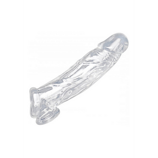 Realistic Clear Penis Sleeve and Ball Stretcher