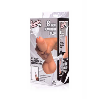 Realistic Dual Density Squirting Dildo - 8 / 20,5 cm