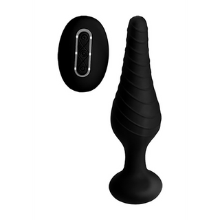 Silicone Vibrating Anal Plug with Remote Control