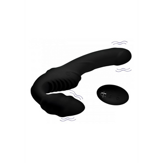 Pro Rider - Vibrating Silicone Strapless Strap-On with Remote Control