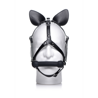 Dark Horse - Pony Head Harness with Silicone Bit