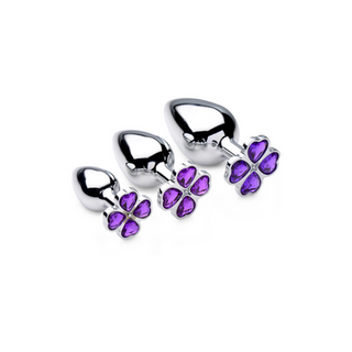 Violet Flower - Butt Plug Set - 3 Pieces