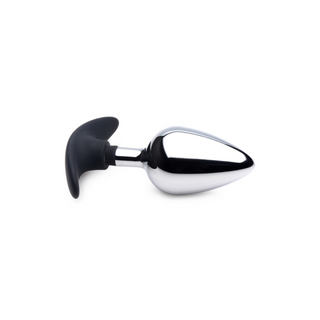 Dark Invader - Metal and Silicone Anal Plug - Large