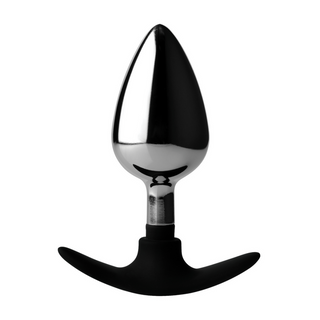 Dark Invader - Metal and Silicone Anal Plug - Large