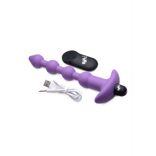 Vibrating Silicone Anal Beads and Remote Control