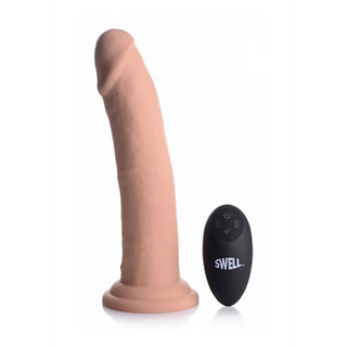 Swell - Inflatable and Vibrating Silicone Dildo - 7 / 18 cm