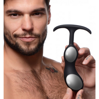 Premium Silicone Weighted Prostate Plug - Large