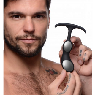 Premium Silicone Weighted Prostate Plug - Small