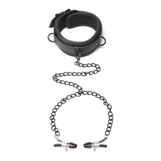 Collared Temptress - Collar Nipple Clamps